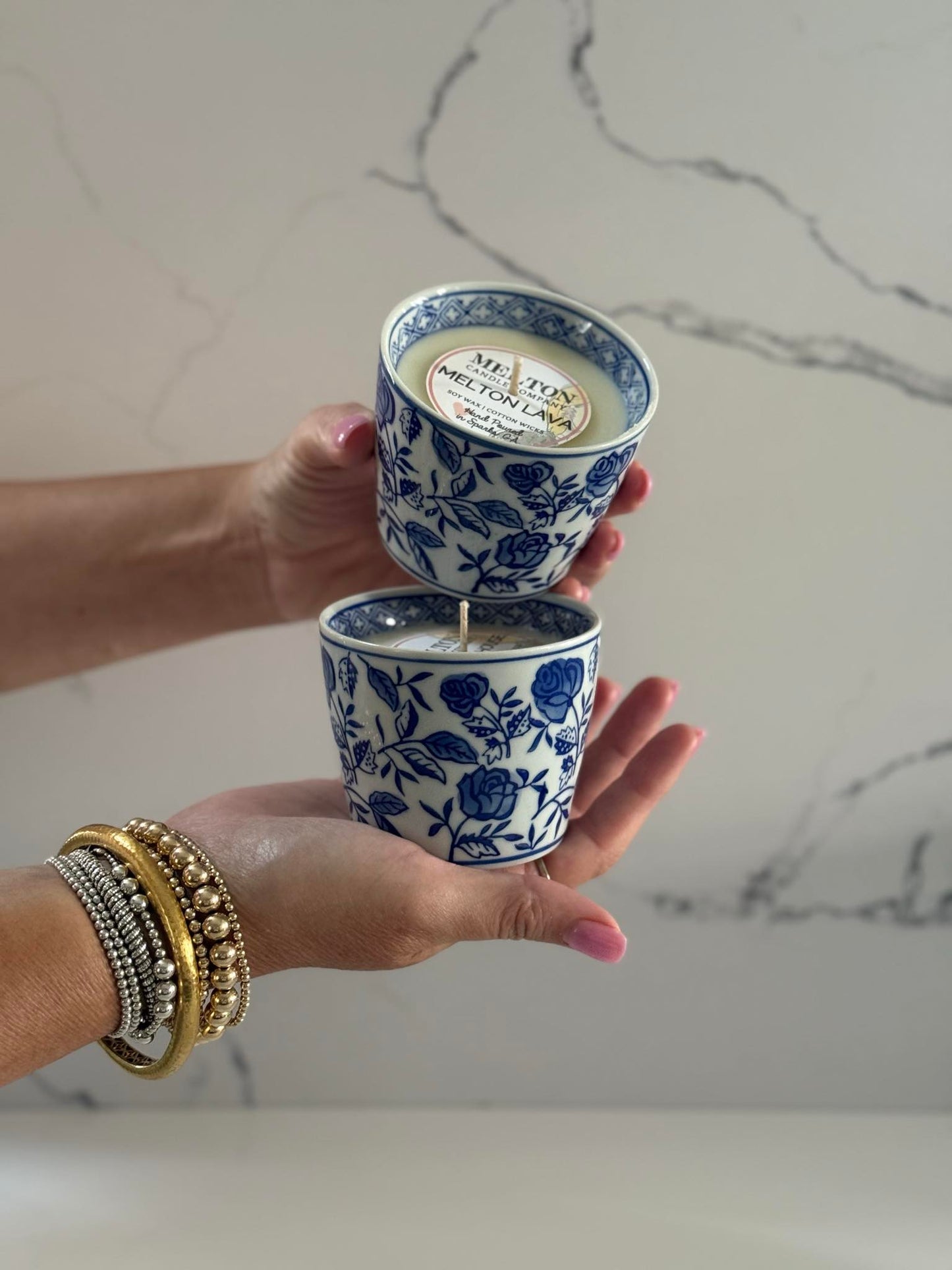 Midnight Bloom Chinoiserie Candle