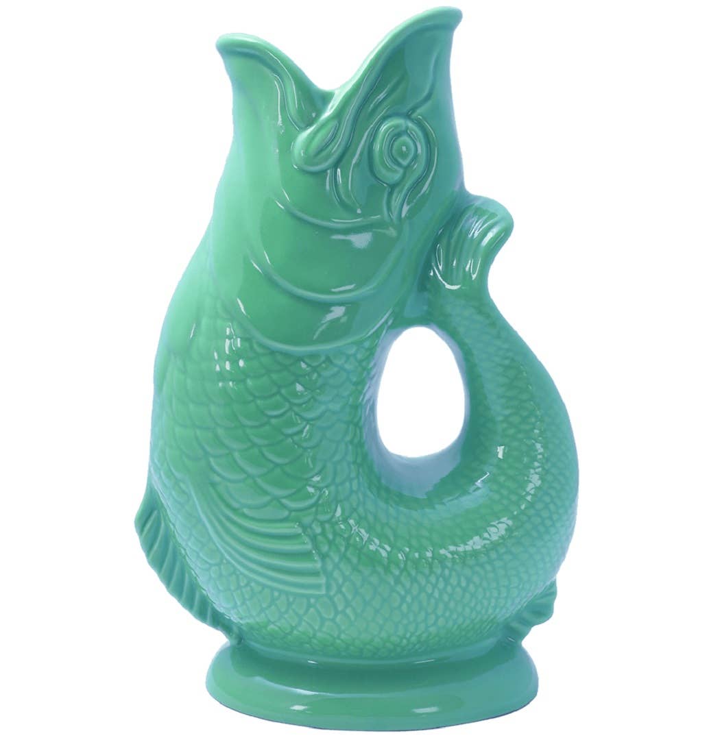Sea Green Gluggle Jug: Mini