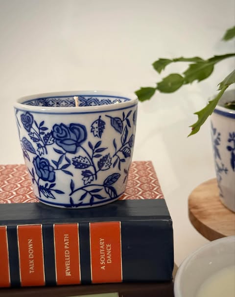 Midnight Bloom Chinoiserie Candle