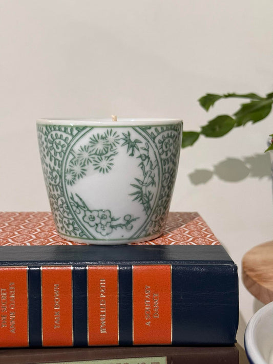 Countryside Green Chinoiserie Candle