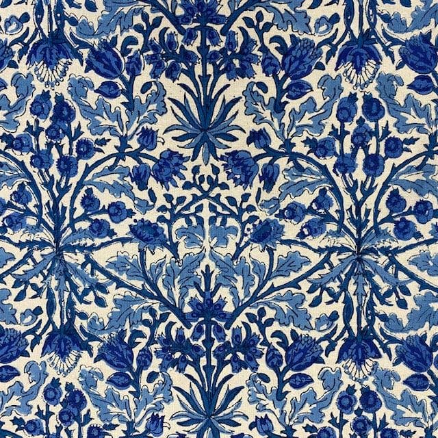 Fabricrush Dark Royal Blue Cotton Rectangle Tablecloth: 8 Seater 70X108